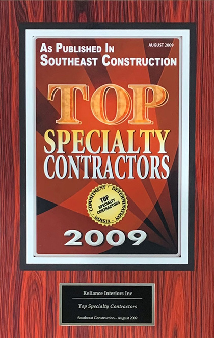 Walls & Ceilings Top Specialty Contractor Awards