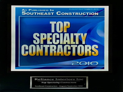 Walls & Ceilings Top Specialty Contractor Awards